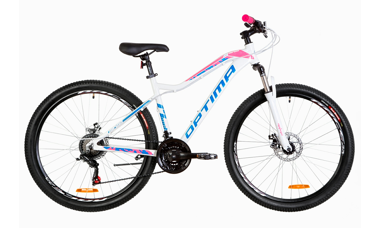 Велосипед 27.5" Optimabikes ALPINA DD (2019) 2019 Бело-розовый